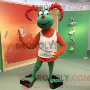 Mascot character of a Olive...