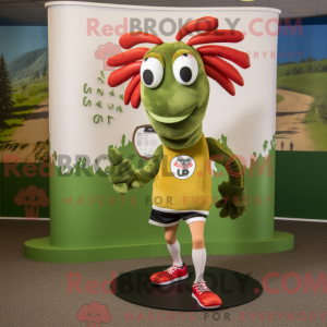 Mascottefiguur van een...