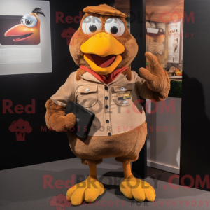 Mascottekarakter van een...