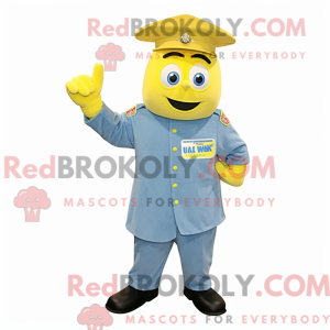 Mascot character of a Lemon...