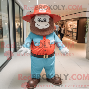 Mascot character of a Beef...