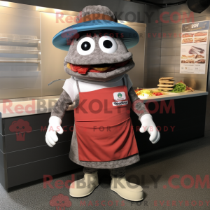 Maskot postava hovězího...