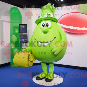 Mascot character of a Lime...