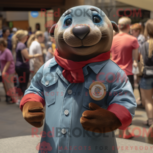 Mascot character of a...