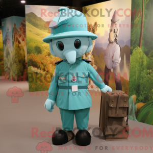 Mascottefiguur van een...