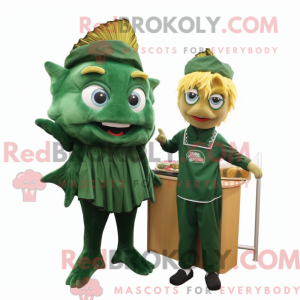 Mascot karakter van een...