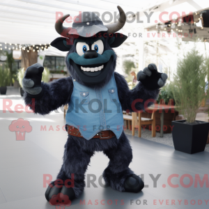 Mascot character of a Black...