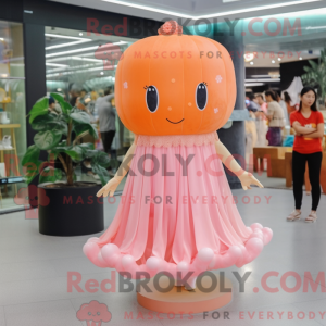 Mascot character of a Peach...