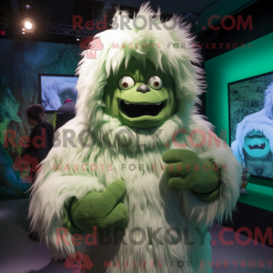 Mascot character of a Green...