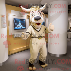 Personaggio mascotte zebù...