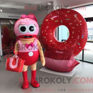 Mascot character of a Red...