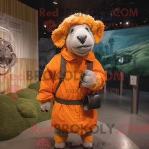 Mascottefiguur van een...