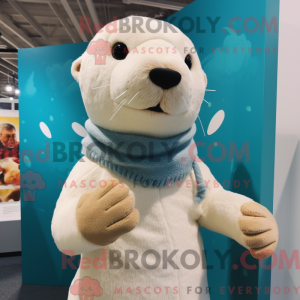 Mascot character of a White...
