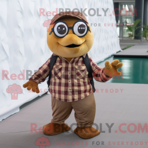 Mascot karakter van een...