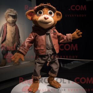Maskot karakter af en Rust...