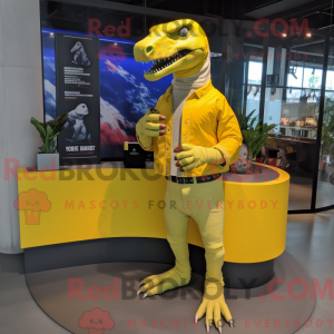 Mascot karakter van een...