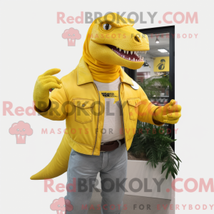 Mascot karakter van een...