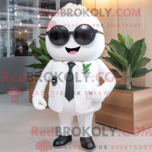 Mascot character of a White...