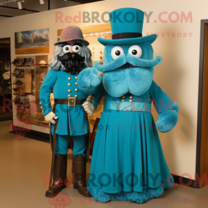 Mascottefiguur van een...