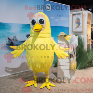 Mascottefiguur van een...