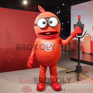 Mascot character of a Red...
