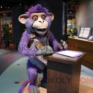 Mascot karakter van een...