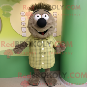 Mascot character of a Olive...