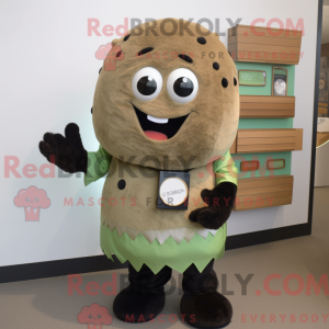 Personagem de máscara de...