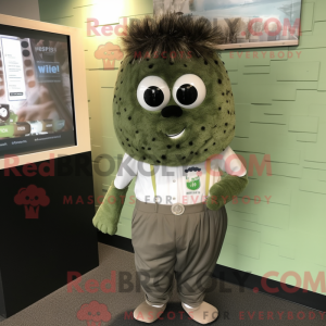 Personagem de máscara de...