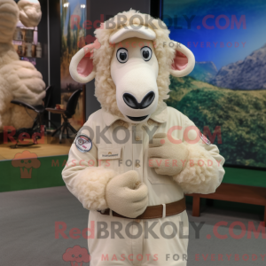 Mascottefiguur van een...
