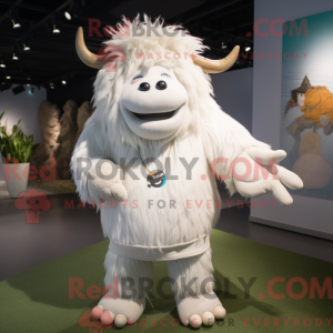 Mascot character of a White...