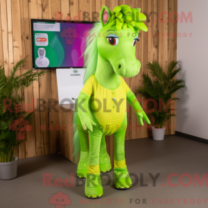 Mascot character of a Lime...