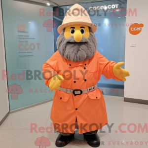 Mascot character of a Peach...