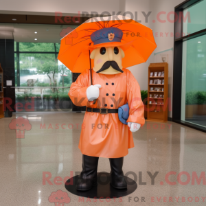 Mascot character of a Peach...