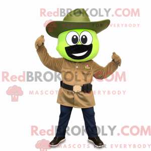 Mascot character of a Olive...