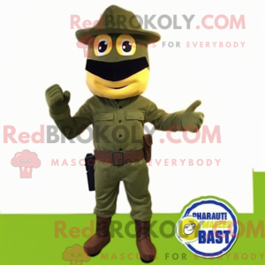Mascottefiguur van een...