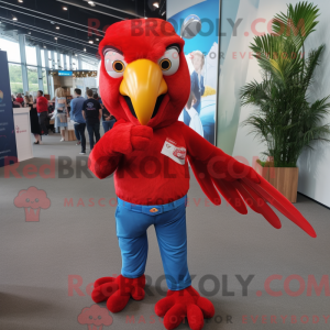 Mascot character of a Red...