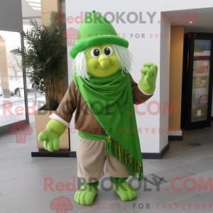Maskotkarakter av en Oliven...