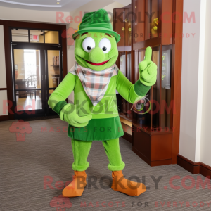 Mascot karakter van een...