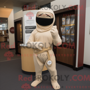 Mascottefiguur van een...