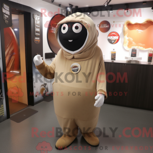 Maskot karakter af en Tan...