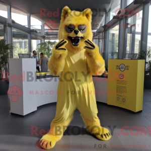Mascot karakter van een...