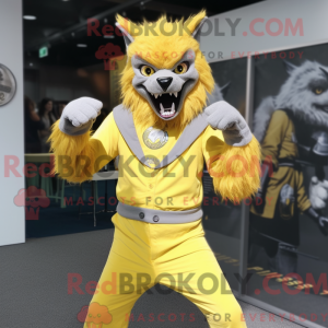 Mascot karakter van een...