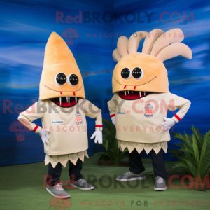 Mascottekarakter van een...