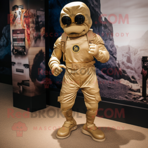 Gold Marine Recon maskot...