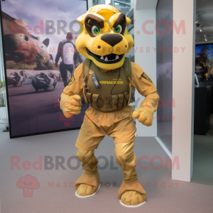 Gold Marine Recon maskot...