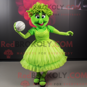 Mascot character of a Lime...