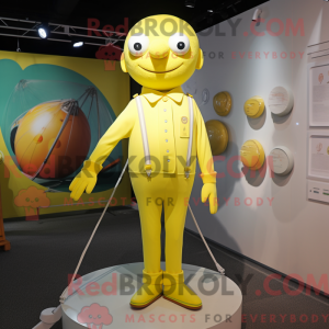 Mascottefiguur van een...
