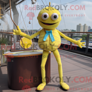 Mascot character of a Lemon...