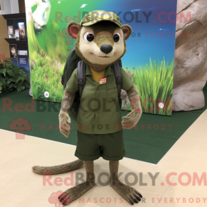 Mascot character of a Olive...